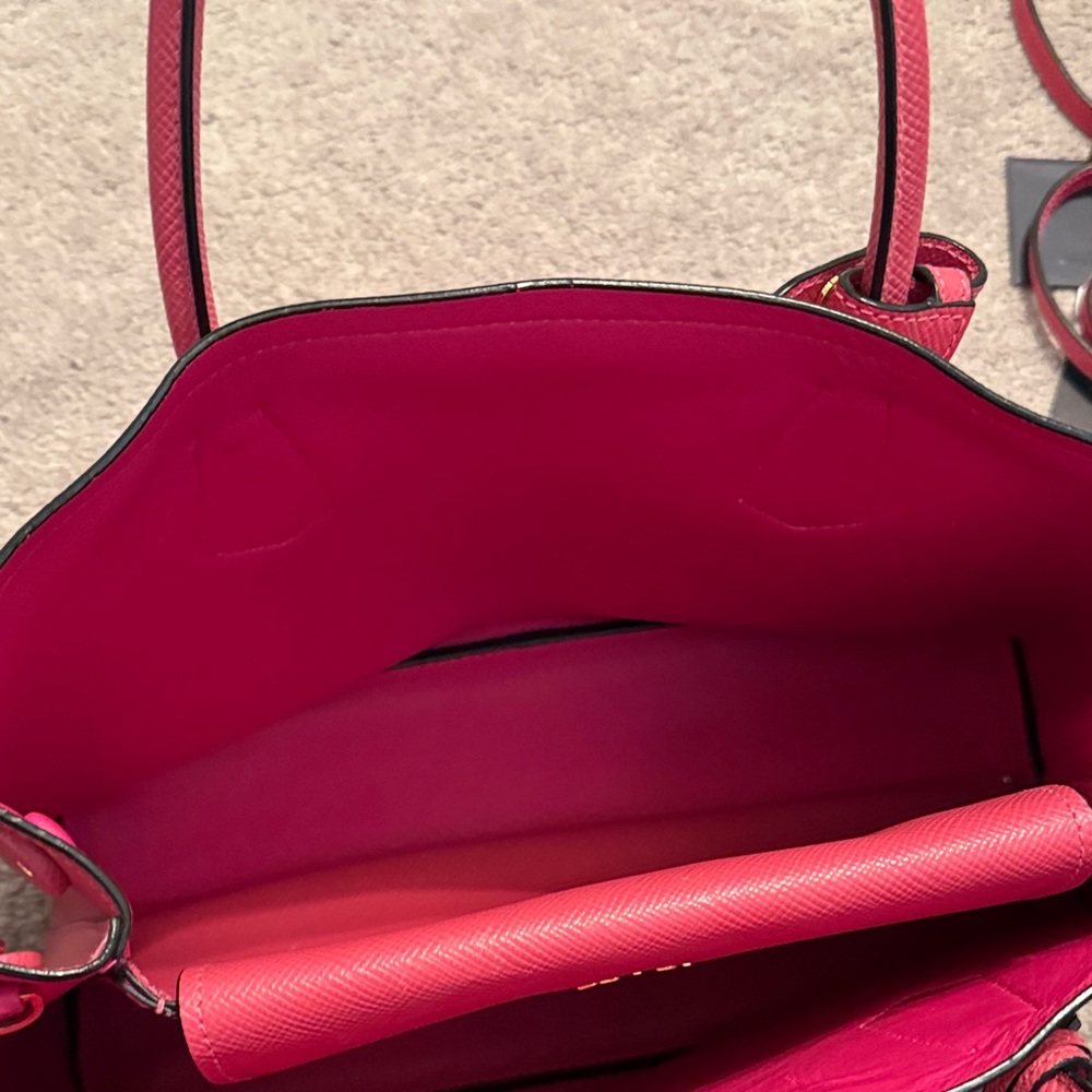 Pink Prada Staffiano Cuir in Tamaris (pink) Leather Tote - Picture 15 of 16